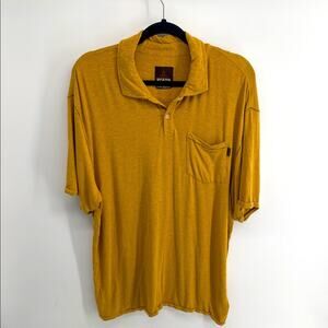 Prana rayon spandex blend super soft short sleeve polo shirt sz XL